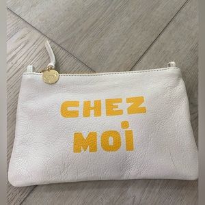 Clare V leather pouch.  Like new